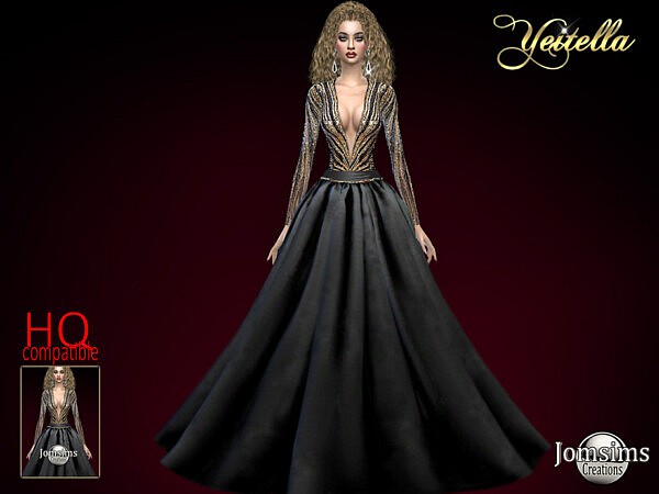 Yeitella gown by jomsims from TSR