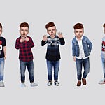 Zamyr Jeans Toddler sims 4 cc