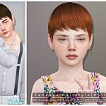 Zendaya Hair for child sims 4 cc