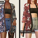 satin open kimono sims 4 cc