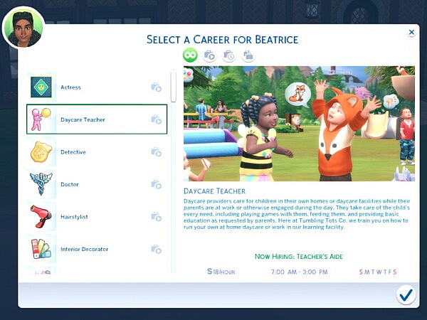 Active Daycare Career by ItsKatato from Mod The Sims