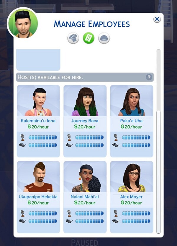 Maxed Skills, Restaurant, Retail, Vet by spgm69 from Mod The Sims