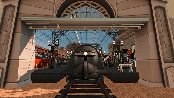 Black Bird Locomotive No CC by PinkCherub from Mod The Sims