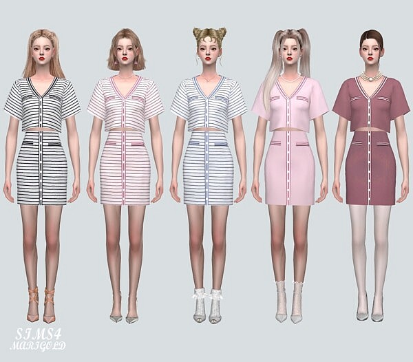 BRS Cardigan 2 Piece V2 from SIMS4 Marigold
