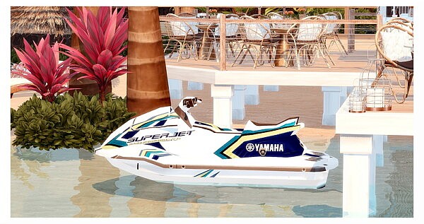 Yamaha Jetski EA recolor from Sims4 boutique