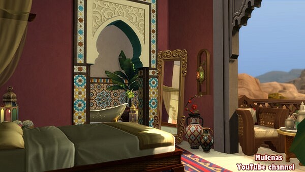 Oriental house from Sims 3 by Mulena