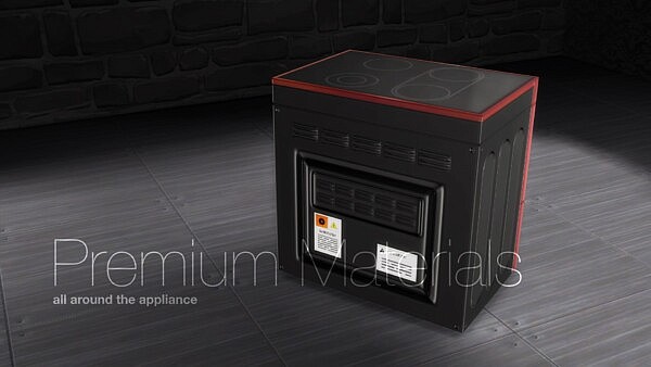 H&B PowerWave Stove by littledica from Mod The Sims