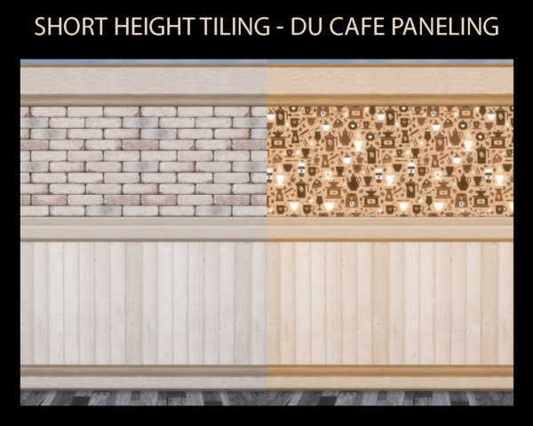 Du Cafe Series Cafe Style Decor by Simmiller from Mod The Sims