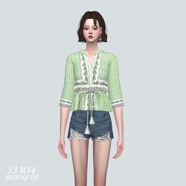 TB 1 Blouse from SIMS4 Marigold