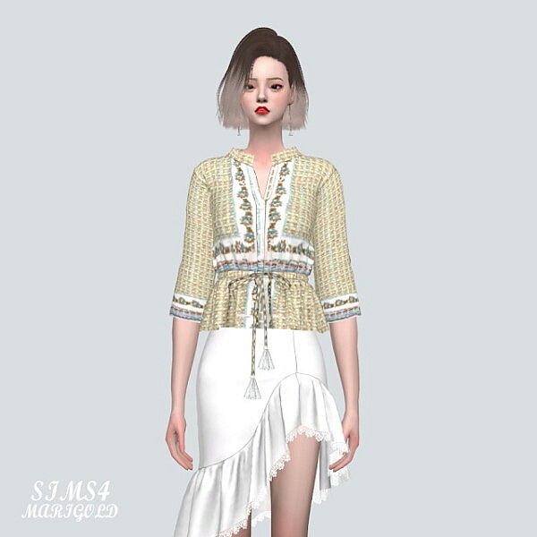 TB 1 Blouse from SIMS4 Marigold