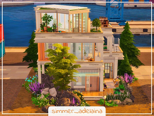 Modern Container Home by simmer adelaina from TSR