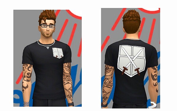 AOT   Fan Tees by Edwards121 from Mod The Sims