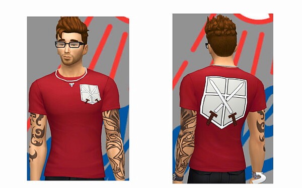 AOT   Fan Tees by Edwards121 from Mod The Sims