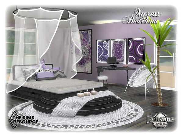 Xuzess bedroom by jomsims from TSR