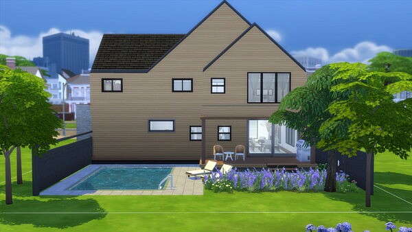 Modern Roost house by Vulpus from Mod The Sims