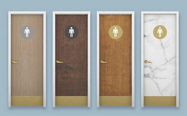 Restroom Doors from Simplistic
