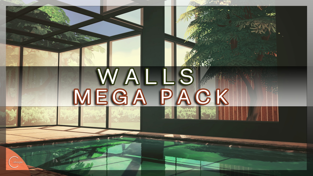 Walls - Mega Pack from Cross Design • Sims 4 Downloads