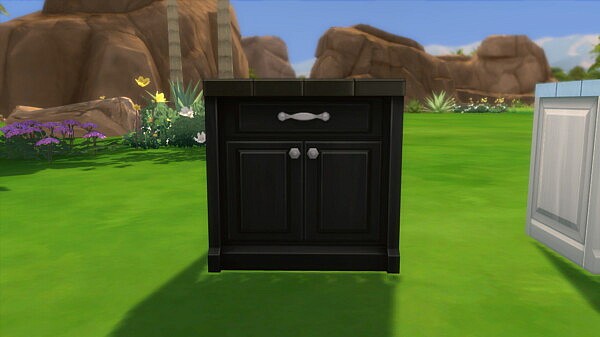 Kitchen Counters as Trash Bin by iloveseals from Mod The Sims
