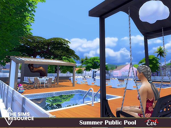 Summer Public Pool by evi from TSR