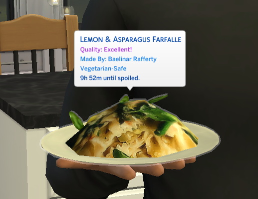 Lemon and Asparagus Farfalle   New Custom Recipe by RobinKLocksley from Mod The Sims