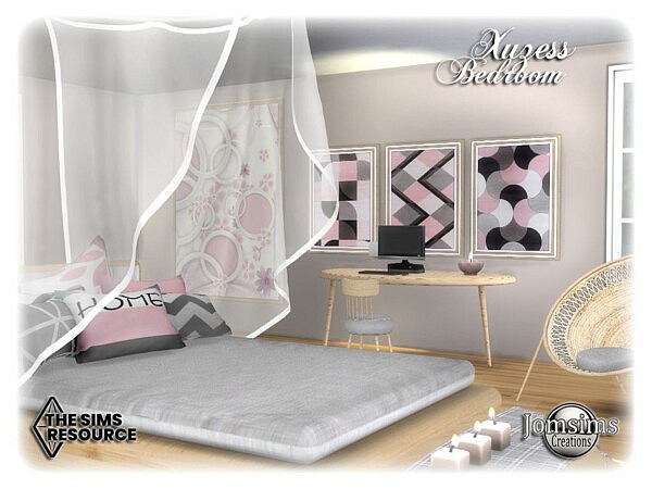 Xuzess bedroom by jomsims from TSR