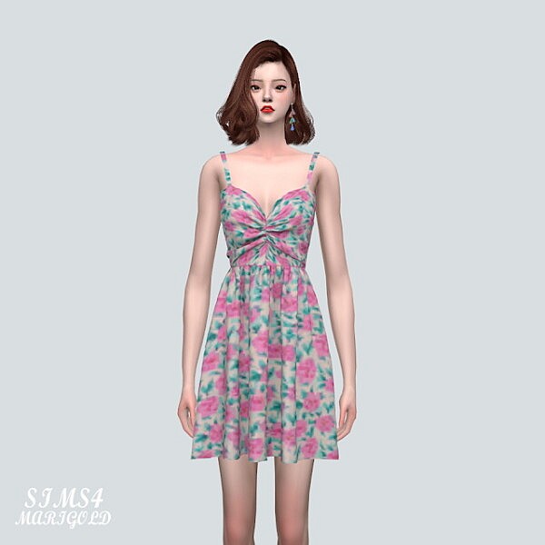 5 Shirring Mini OS Dress from SIMS4 Marigold