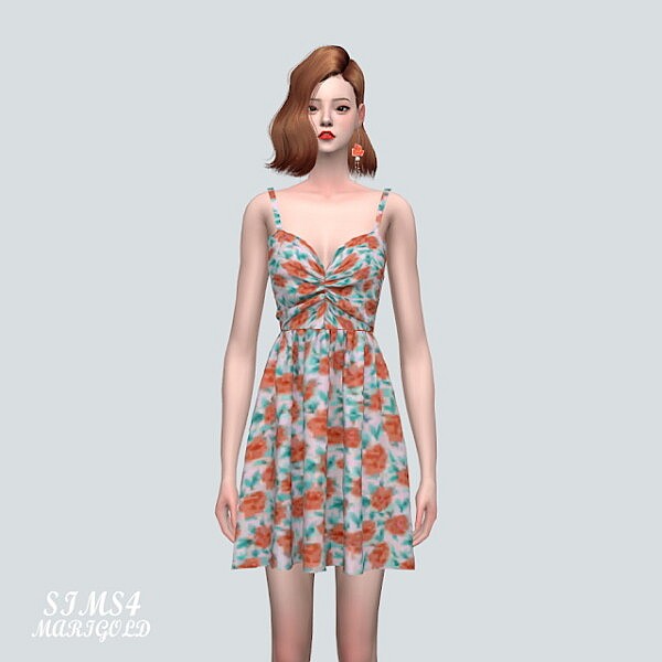5 Shirring Mini OS Dress from SIMS4 Marigold
