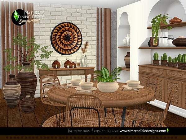 Naturalis Dining decor by SIMcredible! from TSR