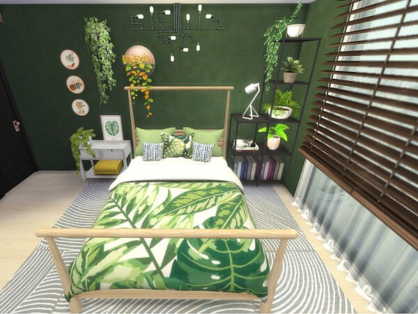 Plant Lovers Apartment Bedroom by A.lenna from TSR