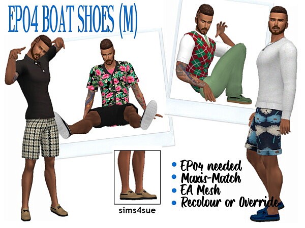 Boat Shoes from Sims 4 Sue