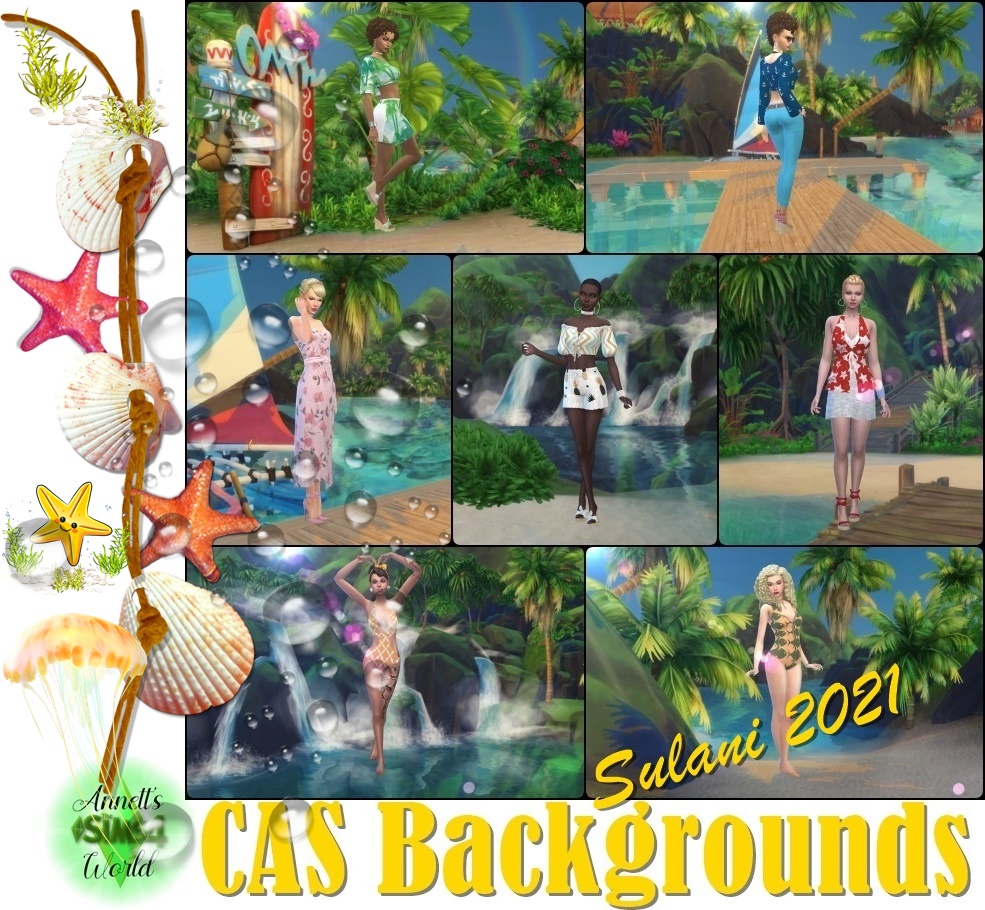 Cas Backgrounds Sulani 2021 From Annett`s Sims 4 Welt • Sims 4 Downloads