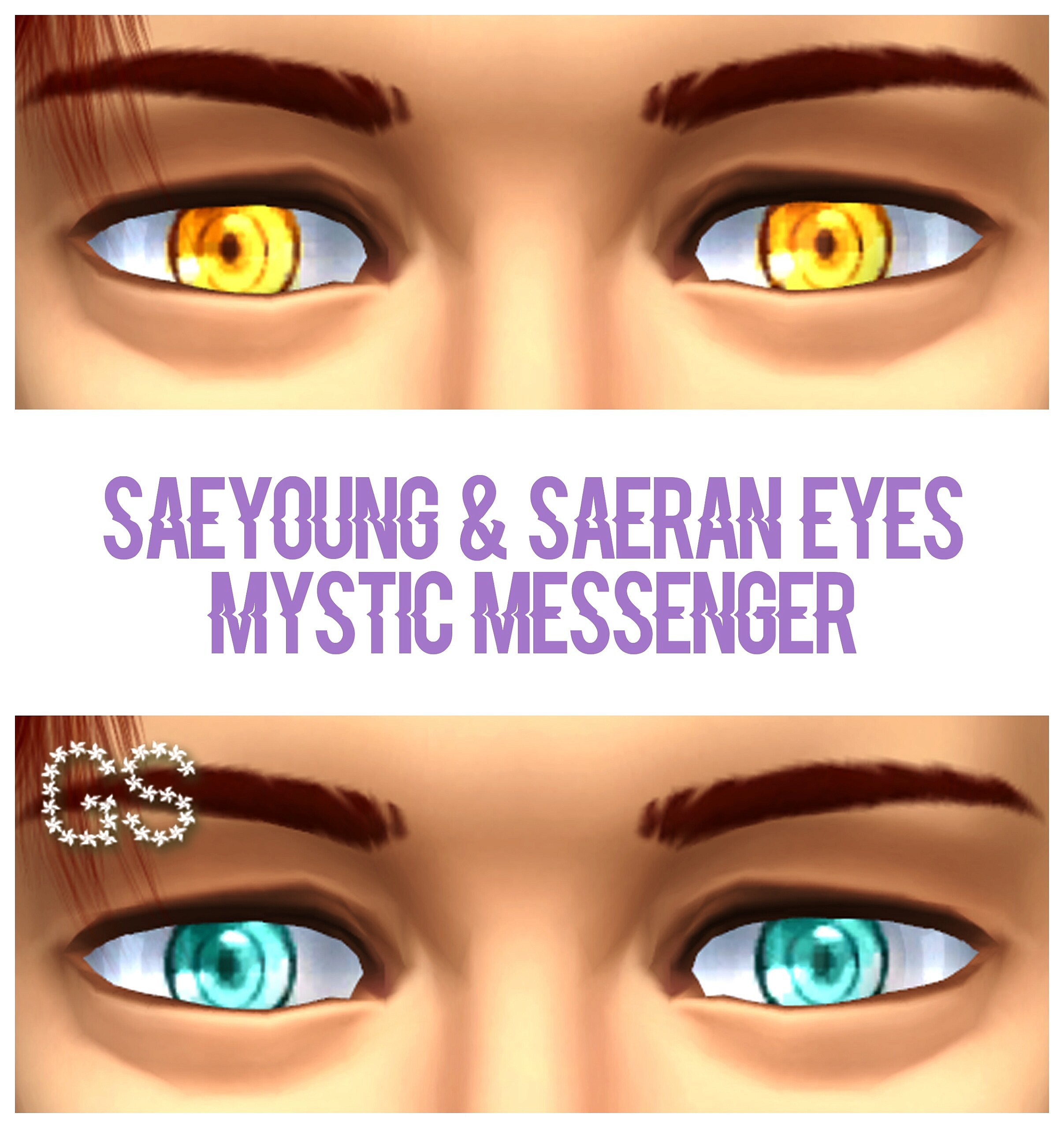 Choi's eyes, Mystic Messenger from Guemara • Sims 4 Downloads