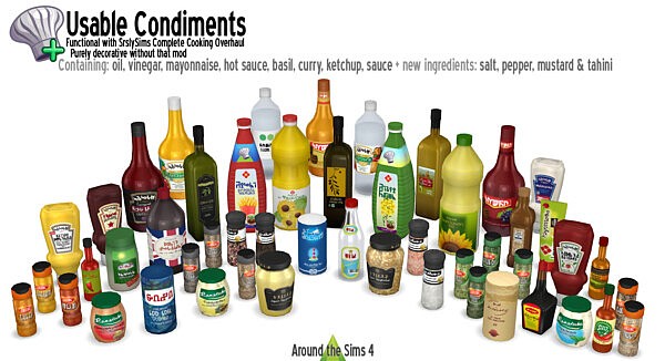 Condiments by Sandy from Around The Sims 4