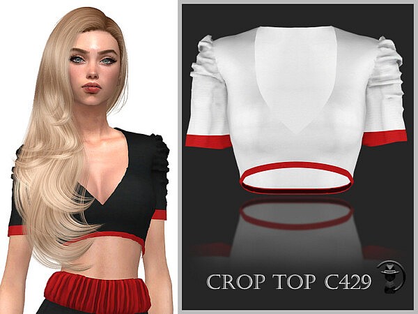 Crop Top C429 by turksimmer from TSR