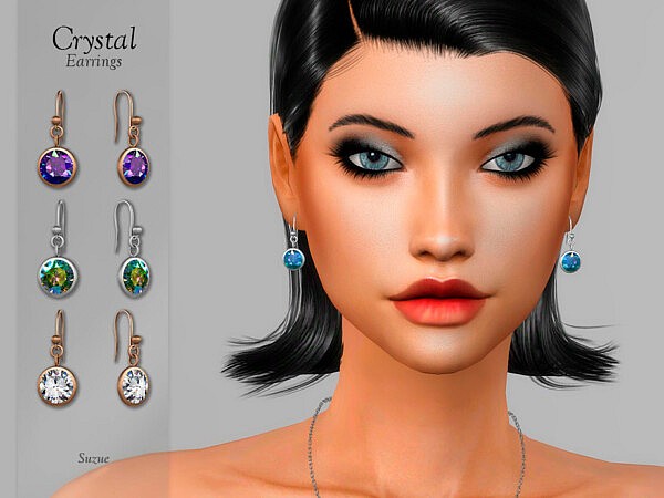 Crystal Earrings by Suzue from TSR