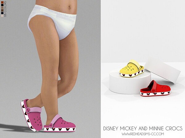 Disney Mickey and Minnie Shoes from Red Head Sims