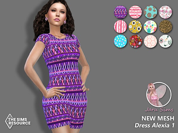 Dress Alexia 1 by Jaru Sims from TSR