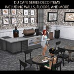 Du Cafe Series Cafe Style Decor sims 4 cc