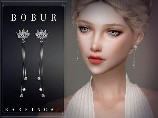 Earrings 52 by Bobur3 from TSR
