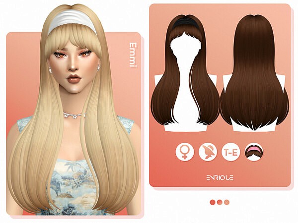 Emmi Hairstyle by EnriqueS4 from TSR