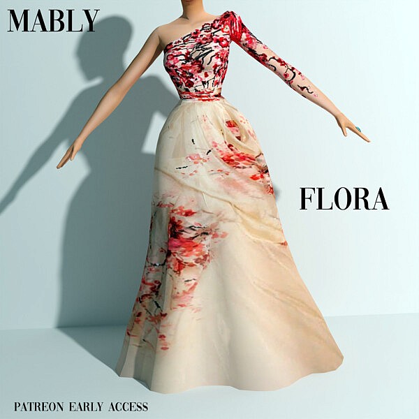 Murad, Meza and Flora Gowns from Mably Store
