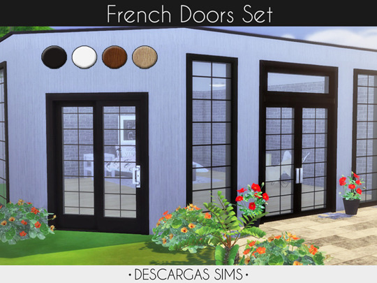 French Door Set from Descargas Sims