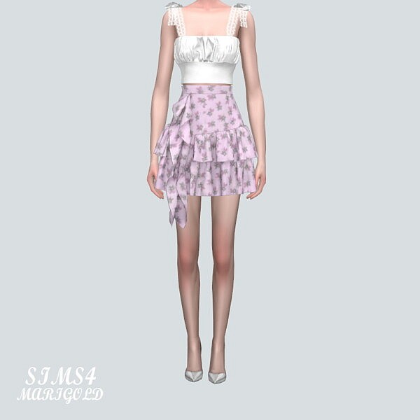 Frill Mini Skirts V3 2 AA M from SIMS4 Marigold
