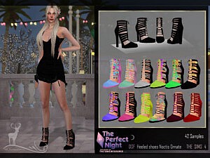 Heeled shoes Noctis Ornate