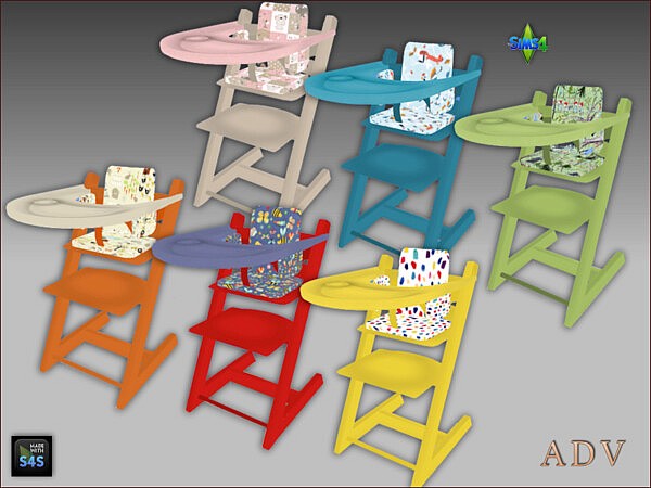 High chairs for toddlers from Arte Della Vita