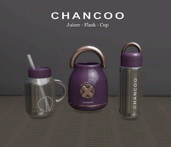 Juicer, flask and cup from Leo 4 Sims