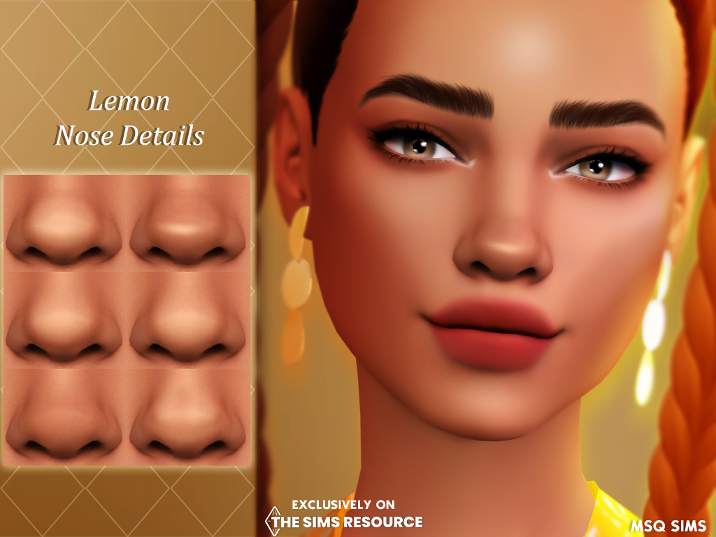 Nose Presets Details Sims 4 Cc Sims 4 Sims Sims Cc
