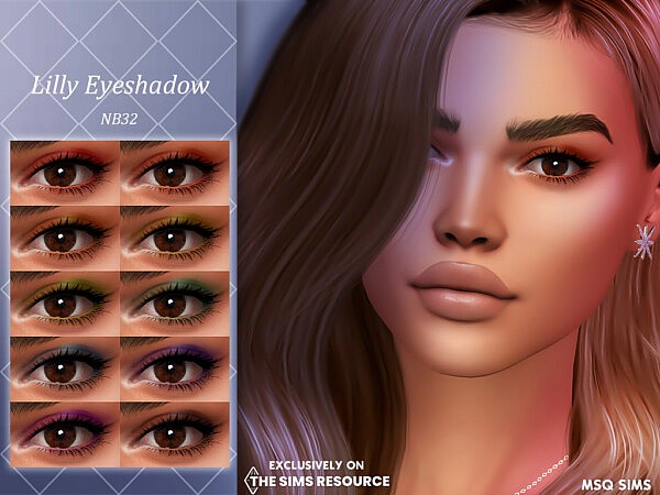 Lilly Eyeshadow from MSQ Sims