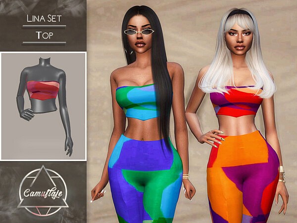 Lina Set Top by Camuflaje from TSR