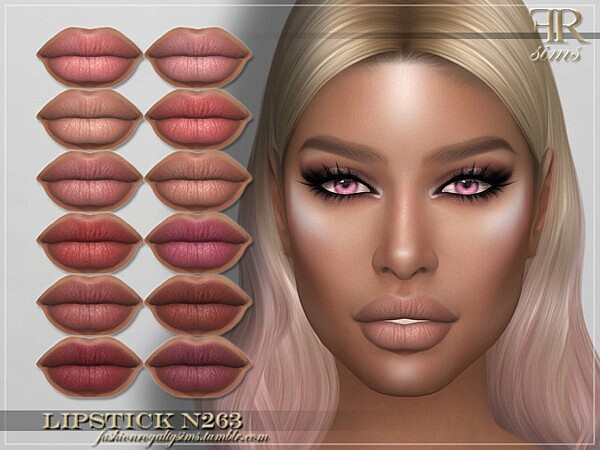 Lipstick N263 by FashionRoyaltySims from TSR